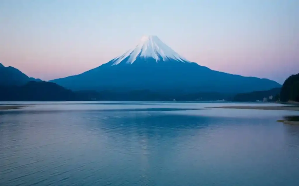 a picture of beautiful Mount Fuji