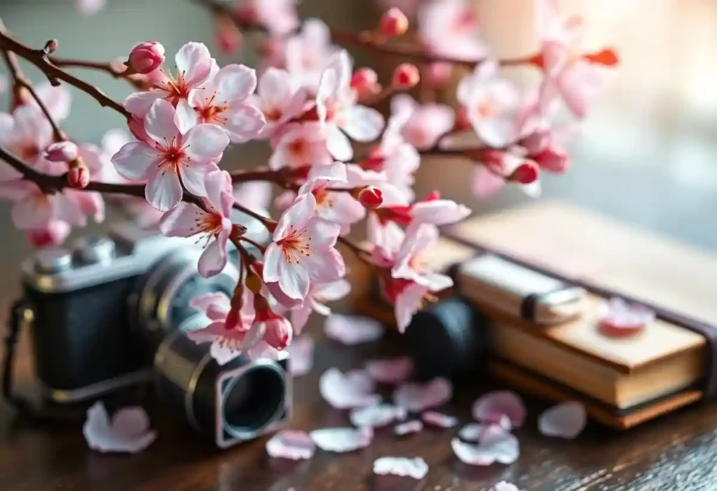 cherry blossom and camera Article image 2